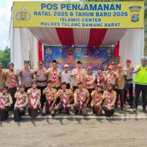 Waka VII Kwarda Gerakan Pramuka M Taufiqullah Pimpin Tim Abdimasgana Kunjungi Sejumlah Pos PAM Nataru