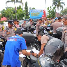 Pastikan Mobilitas Personel, Polresta Bandar Lampung Cek Ratusan Kendaraan Dinas