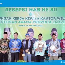 Resepsi Hari Amal Bakti ke-80, Sekda Supriyanto Tekankan Moderasi Beragama sebagai Solusi Bangsa