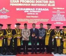 Ketua DPRD Lampung Ahmad Giri Akbar Hadiri Ujian Terbuka Promosi Doktor M Firsada