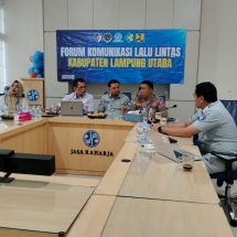 FLLAJ Kabupaten Lampung Utara Gelar Upaya Pencegahan Kecelakaan Lalu Lintas