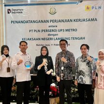 Perkuat Sinergi, PLN gandeng Kejari Lampung Tengah