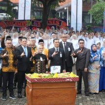 Gelar Upacara Bendera, Bank Lampung Rayakan HUT ke-60