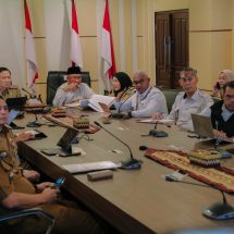 Sekdaprov Marindo Kurniawan Pimpin Rakor Lintas Sektor Bersama Wali Kota Bandarlampung Eva Dwiana, Susun Strategi Terintegrasi Penanganan Banjir