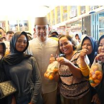 Blusukan ke Pasar Natar, Bupati Egi Cek Harga Sembako Jelang Lebaran, Pedagang: Masih Stabil