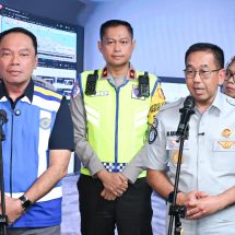 Jasa Raharja Perkuat Sinergi Pengamanan Arus Balik Idul Fitri 2026 Lewat Pemantauan Bersama di Jasa Marga Tollroad Command Center