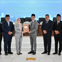 Pemkab Pesawaran Bersama DPRD Gelar Rapat Paripurna Persetujuan Raperda RPJMD Tahun 2025-2029