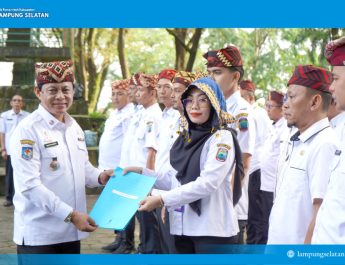 56 Pejabat Dilantik di Lokasi Wisata Way Belerang, Sekda Supriyanto: Jabatan Harus Dibayar Dengan Kinerja Nyata