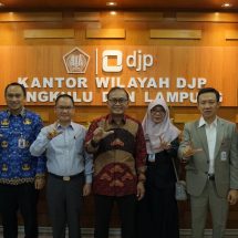 Optimalkan Penerimaan, Pajak Bengkulu-Lampung dan Pemprov Lampung Perkuat Pertukaran Data