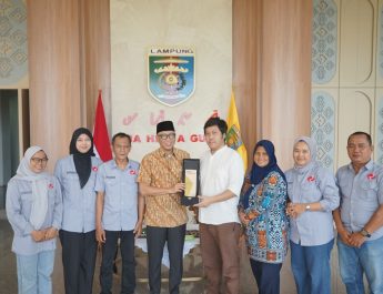 Gubernur Rahmat Mirzani Djausal Menerima Kunjungan Manajemen Kantor Berita RMOL Lampung