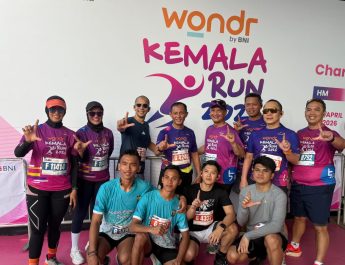 Kapolda Lampung Pimpin Ratusan Personel dan Bhayangkari Polda Lampung Ikuti Kemala Run 2026