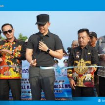 Resmikan Jalan Lubuk Dalam-Way Urang, Bupati Egi Dorong Wisata Kalianda dan Dongkrak Ekonomi Warga