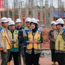 Wagub Jihan Nurlela Tinjau Progres Pembangunan Sekolah Rakyat di Kawasan Kota Baru, Lampung Selatan