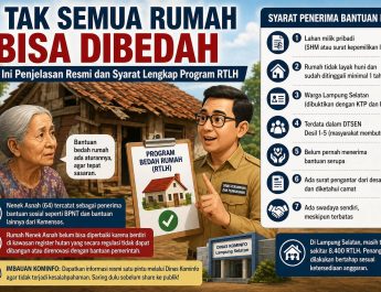 Tak Semua Rumah Bisa Dibedah, Ini Penjelasan Pemkab Lampung Selatan di Balik Syarat Ketat Program RTLH