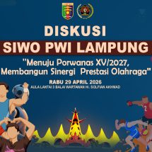 PWI Lampung Gelar Diskusi Olahraga Menuju Porwanas 2027