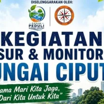 Forum Peduli Sungai Ciputat Siap Susuri Sungai Cari Penyebab Banjir