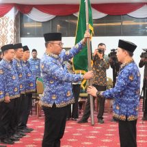 Sekdaprov Marindo Kurniawan Kukuhkan Pengurus KORPRI Way Kanan, Tekankan Peran Strategis ASN