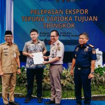 Pemprov Lampung Dorong Nilai Tambah, Ribuan Ton Tapioka Diekspor ke Tiongkok