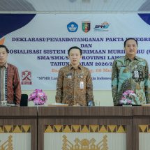 Pemprov Lampung Deklarasikan SPMB 2026/2027 Bersih dan Transparan, Usung Semangat “No Titip, No Jastip”