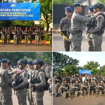 Sabet Juara 3 Nasional, Personel Satbrimob Polda Lampung Unjuk Gigi di Pelatihan Pertempuran Kota Korbrimob Polri