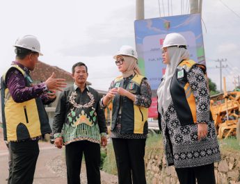 Wagub Jihan Nurlela Groundbreaking Tiga Ruas Jalan di Pringsewu, Targetkan Kondisi Jalan Mantap 100 Persen di Akhir 2029
