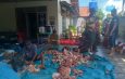 Mekaknai Idul Adha: Mushola Sa’aniyah Gang Delta Jagabaya II Sembelih 3 Ekor Sapi 9 Ekor Kambing