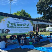 Berbagi di Idul Adha, PTPN I & PTPN IV Regional 7 Sembelih 6 Sapi dan 12 Kambing Qurban