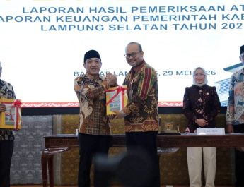 Konsistensi Satu Dekade, Lampung Selatan Kembali Pertahankan Opini WTP ke-10 dari BPK