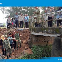 Sinergi Pemkab dan TNI: Pembangunan Jembatan Perintis Garuda di Lampung Selatan Dimulai, Akses Warga Kian Lancar