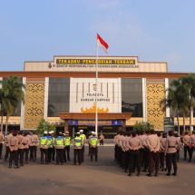 Polda Lampung Siapkan 686 Personel Amankan Kunker Presiden Prabowo di Lampung