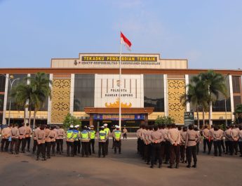 Polda Lampung Siapkan 686 Personel Amankan Kunker Presiden Prabowo di Lampung