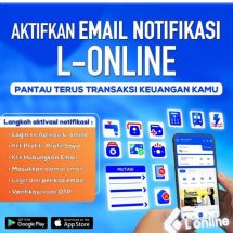 Bank Lampung Ajak Nasabah Aktifkan Notifikasi Email L-Online