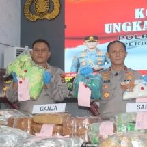 Polda Lampung Ungkap 17 Kasus Narkotika, Sita 179,5 Kg Sabu dan Selamatkan 948 Ribu Jiwa