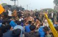 Wagub Jihan Sejukan Aksi Demo PMII di Gerbang Kantor DPRD Lampung