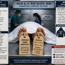 RSUD dr. H. Bob Bazar Umumkan Dua Jenazah Tanpa Identitas, Masyarakat Diminta Bantu Proses Identifikasi Korban