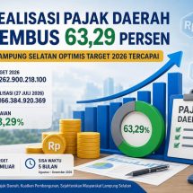 Realisasi Pajak Daerah Lampung Selatan Tembus 63,29 Persen, BPPRD Optimistis Target 2026 Tercapai
