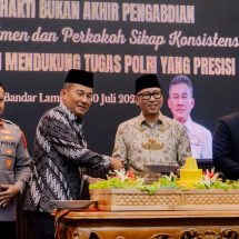 Gubernur Apresiasi Semangat Pengabdian Purnawirawan Polri dalam Menjaga Stabilitas Lampung