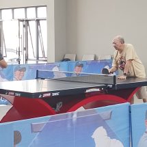 Kehadiran Faisol Djausal Suntik Semangat Tim Tenis Meja Lampung