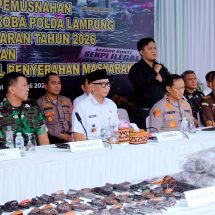 Pemprov Lampung Dukung Penuh Pemberantasan Narkotika, Perkuat Sinergi Jaga Keamanan Lampung