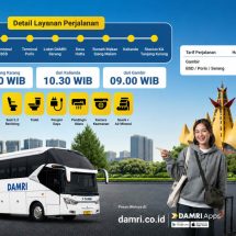 Rute DAMRI Kalianda-Jakarta Kembali Terhubung 21 Agustus, Pemkab Lampung Selatan Hadirkan Lagi Akses ke Pulau Jawa