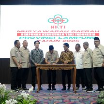 Gubernur Mirza: HKTI Lampung Perkuat Hilirisasi Pertanian Untuk Kesejahteraan Petani