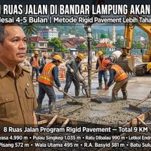 Pemkot Bandarlampung Segera Perbaiki Infrastruktur Jalan