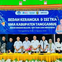 Kacabdin Wilayah II Buka Workshop TKA: Bedah Kerangka dan Isi TKA MGMP SMA Kabupaten Tanggamus