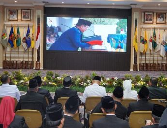 Gubernur, Wagub dan Sekdaprov Ikuti Detik-Detik Proklamasi, Semangat Persatuan Jadi Perekat Bangsa