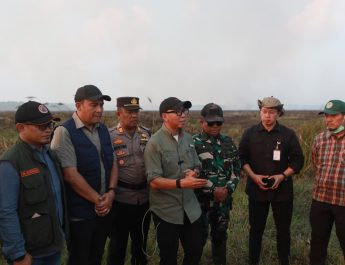 Gubernur Mirza: Gajah Gajah Aman, Pastikan Penanganan Kebakaran di Braja Harjosari Terkendali, Tim Gabungan Cegah Api Masuk TNWK