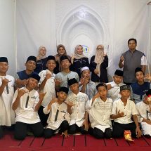 Lima Mahasiswi UIN Raden Intan Lampung Gelar Sharing and Caring di Rumah Yatim Kedaton
