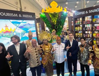 Tampilkan Spirit of Krakatoa hingga Virtual Tour, Booth Lampung Selatan Memikat Pengunjung Mancanegara di Apkasi Otonomi Expo 2026