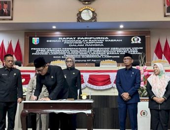 Pemprov – DPRD Lampung Resmi Sepakati Perubahan KUA-PPAS APBD 2026