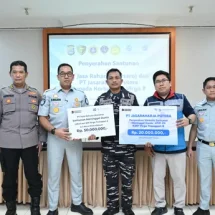 Jasa Raharja Serahkan Santunan kepada Keluarga Korban KM Virgo, Satu ABK Korban Meninggal Dunia