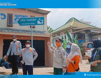 Perkuat Kesiapsiagaan Bencana, BPBD Kabupaten Lampung Selatan Uji Kesiapan Sirene Tsunami dan Jalur Evakuasi Pesisir